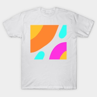 Colorful abstract texture art stripes T-Shirt